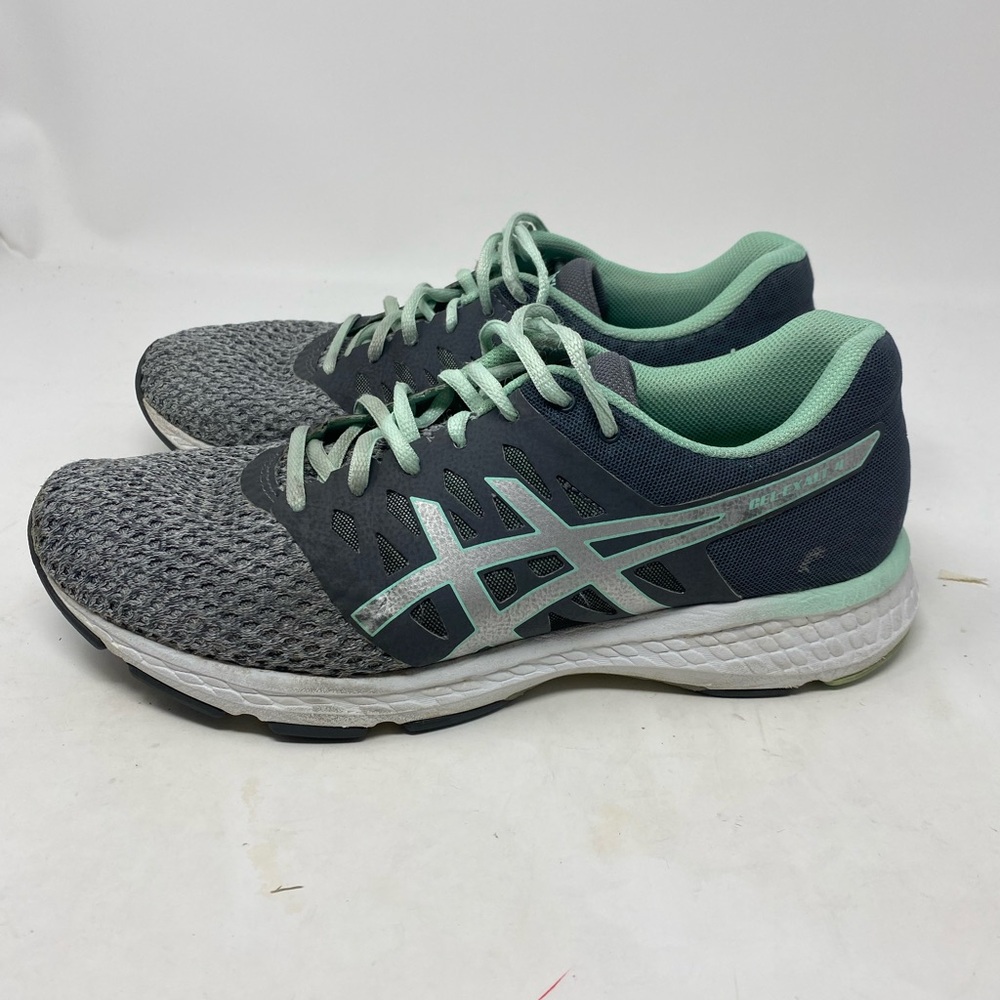 ASICS Women's Gel Exalt 4 Running Shoes Grey/Silver T7E5N Low Top Lace Up 9.5